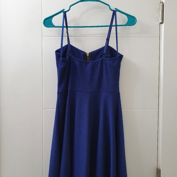 Casual blue summer dress - Picture 3 of 4